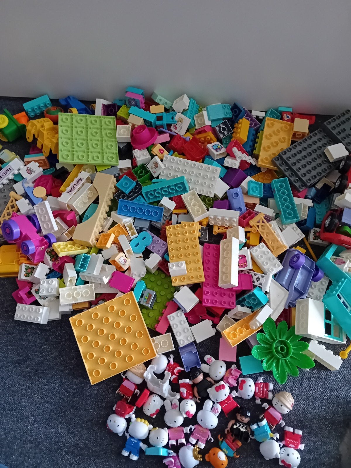 Hello Kitty Unico blokken, megabloks en merkloze blokken, Overige merken, Gebruikt, ., Ophalen of Verzenden