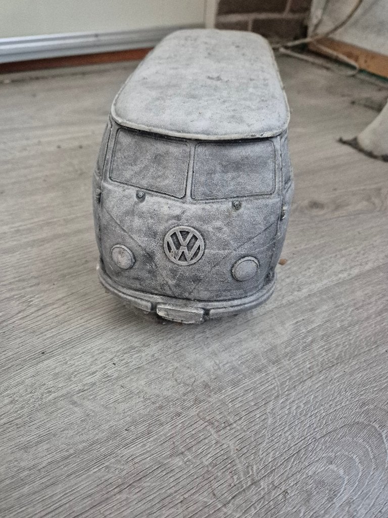 Betonnen VW Volkswagen Busje - Decoratie, Ophalen, Overige stijlen, Zo goed als nieuw, Grijs