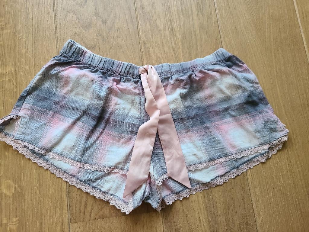 Roze/grijs pyjama broek, Hunkemoller, maat L, Hunkemöller, Ophalen of Verzenden, Zo goed als nieuw, Maat 42/44 (L)