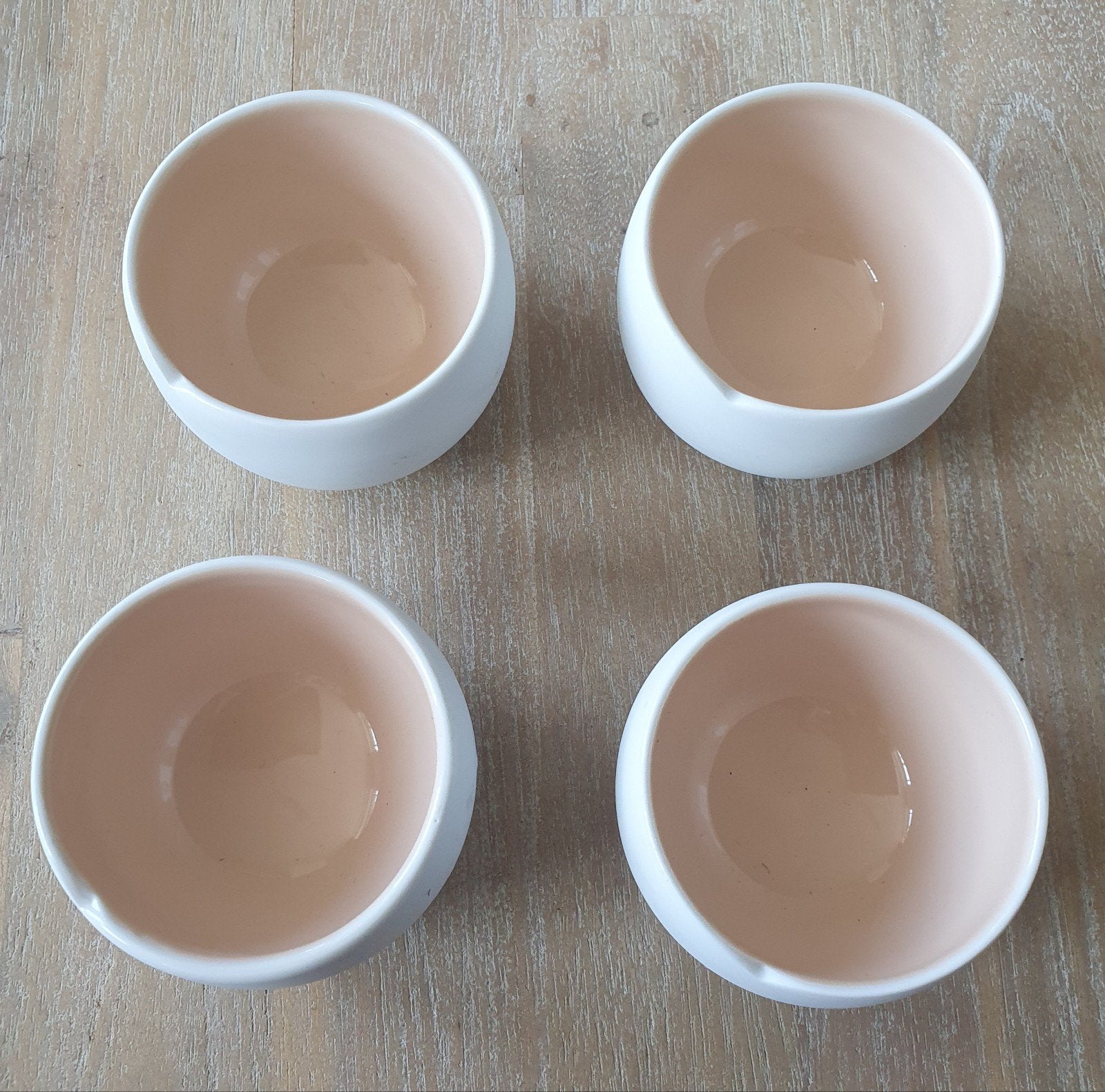 Nespresso India Mahalah espresso kopjes - set van 4, Gebruikt, Overige merken, Keramiek, Ophalen of Verzenden