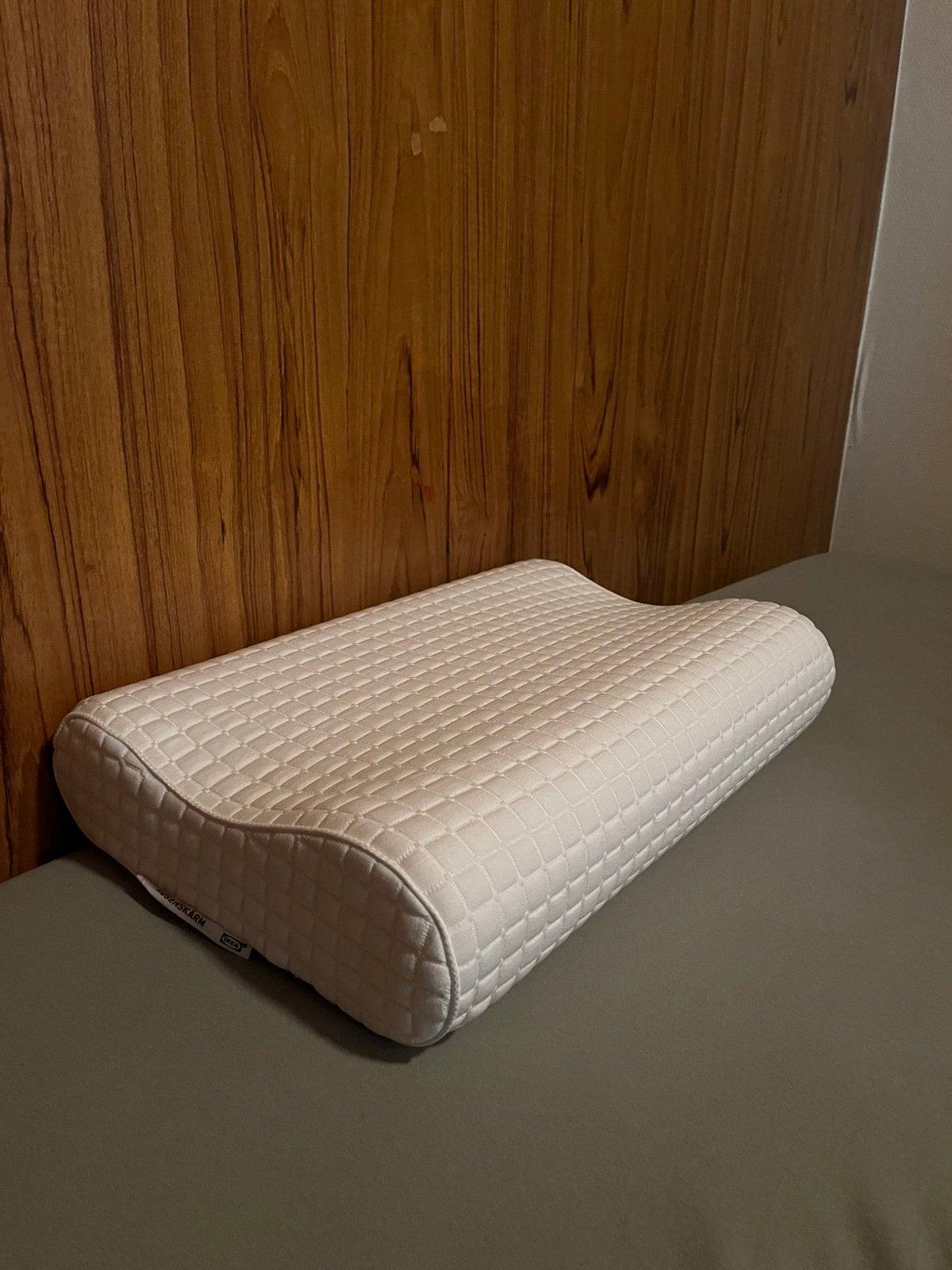 IKEA ROSENSKÄRM ergonomisch kussen, zo goed als nieuw, Eenpersoons, Wit, Ophalen of Verzenden, Zo goed als nieuw