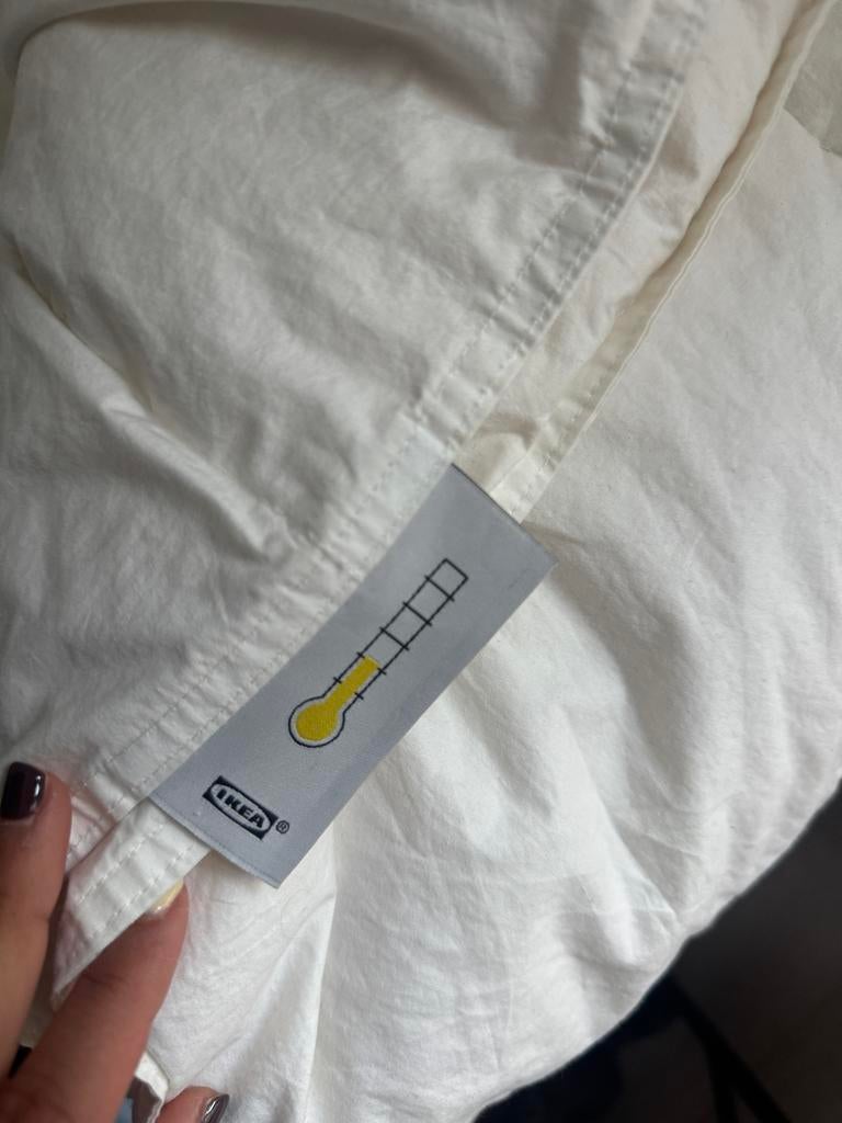 IKEA FJÄLLARNIKA dekbed, middentemperatuur, Wit, Tweepersoons, Ophalen of Verzenden, Deken of Dekbed