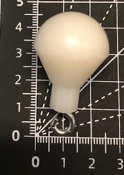 Kogelpunt haak model, niet draaibaar diameter 25 mm Nr.15e, Ophalen of Verzenden, Nieuw