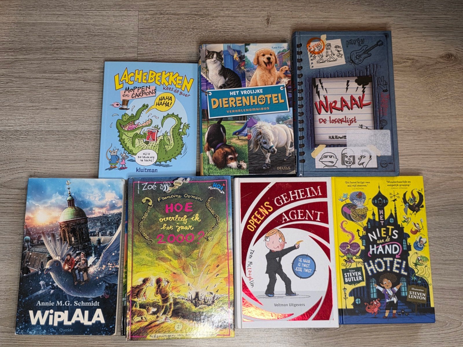 Diverse kinderboeken: WRAAK, WIPLALA, Moppen en meer, Ophalen of Verzenden