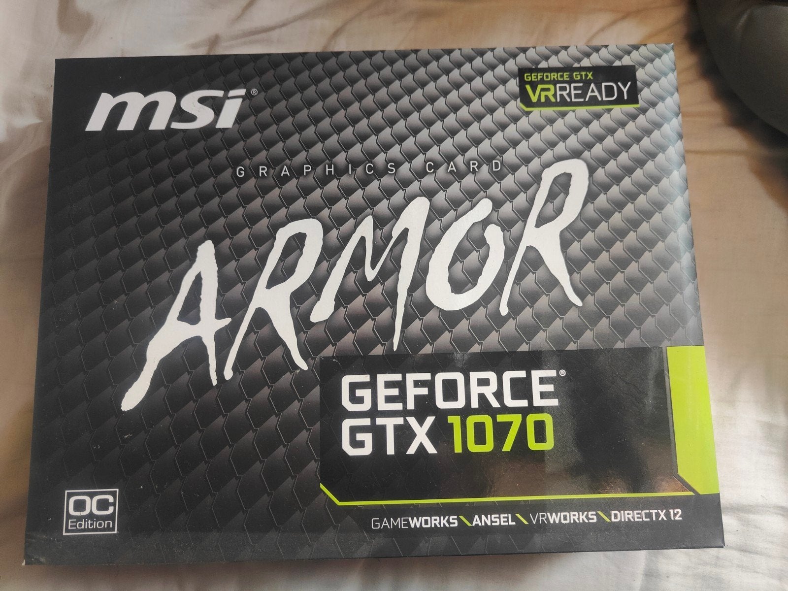 MSI GeForce GTX 1070 Armor 8GB GDDR5 Videokaart, PCI-Express 3, Gebruikt, Ophalen of Verzenden, GDDR5