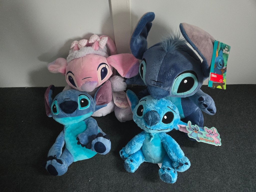 Officiële Stitch Knuffels, Disney, Disney, Overige typen, Blauw