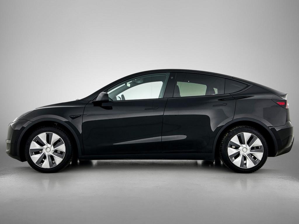 Tesla Model Y Long Range AWD 75 kWh | Navi | Clima | Leder |, Gebruikt, Zwart, Zwart, Vierwielaandrijving