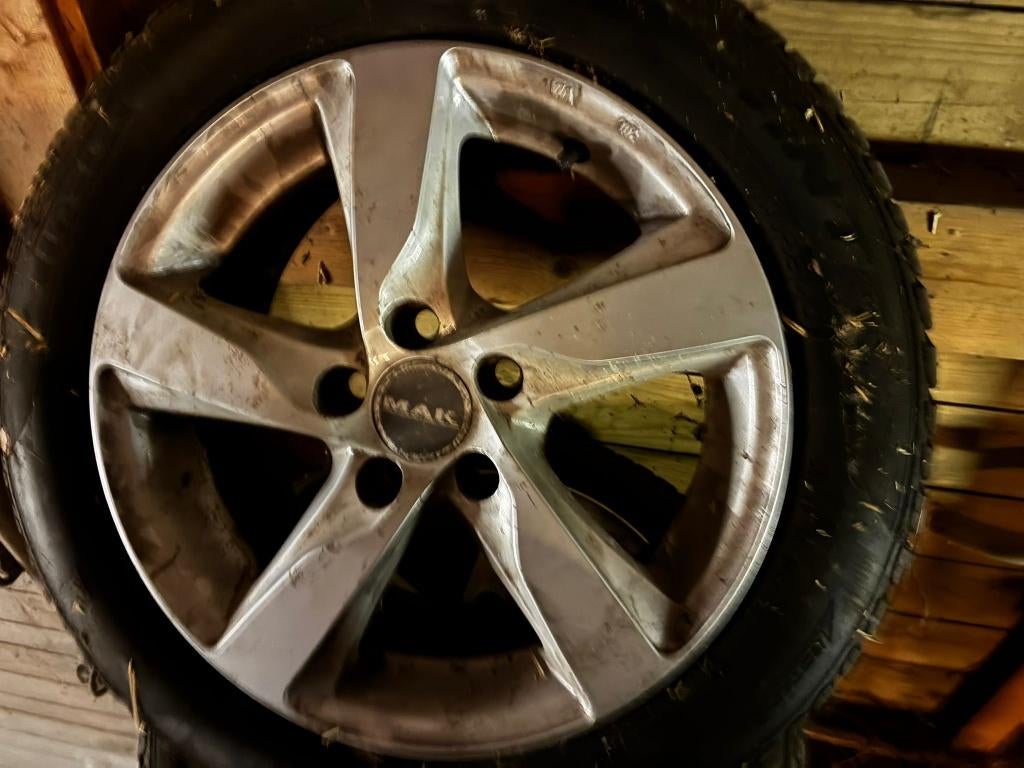 Velgen+Banden Volvo S60, Ophalen, 18 inch, Gebruikt, Banden en Velgen
