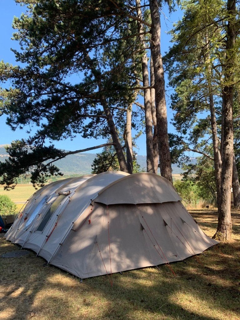 Nomad Lodge Air 6 -  ruime katoenen familietent, Ophalen, Gebruikt, Tot en met 6
