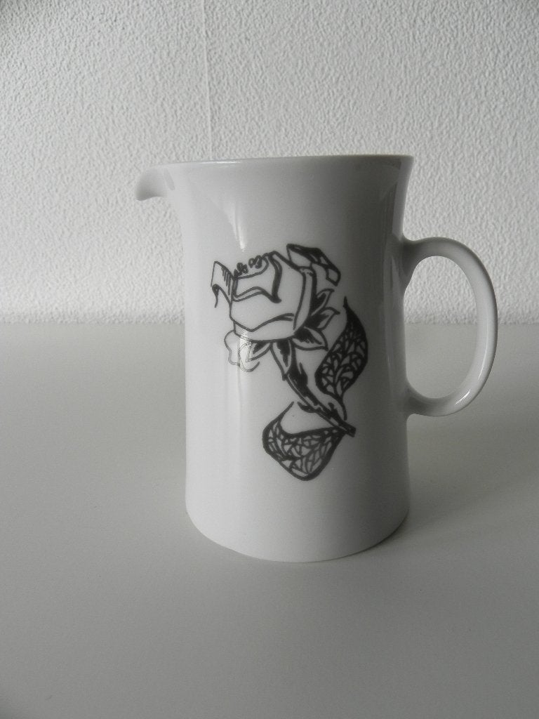 Mosa melkkannetje roos 3 poortjes, Ophalen