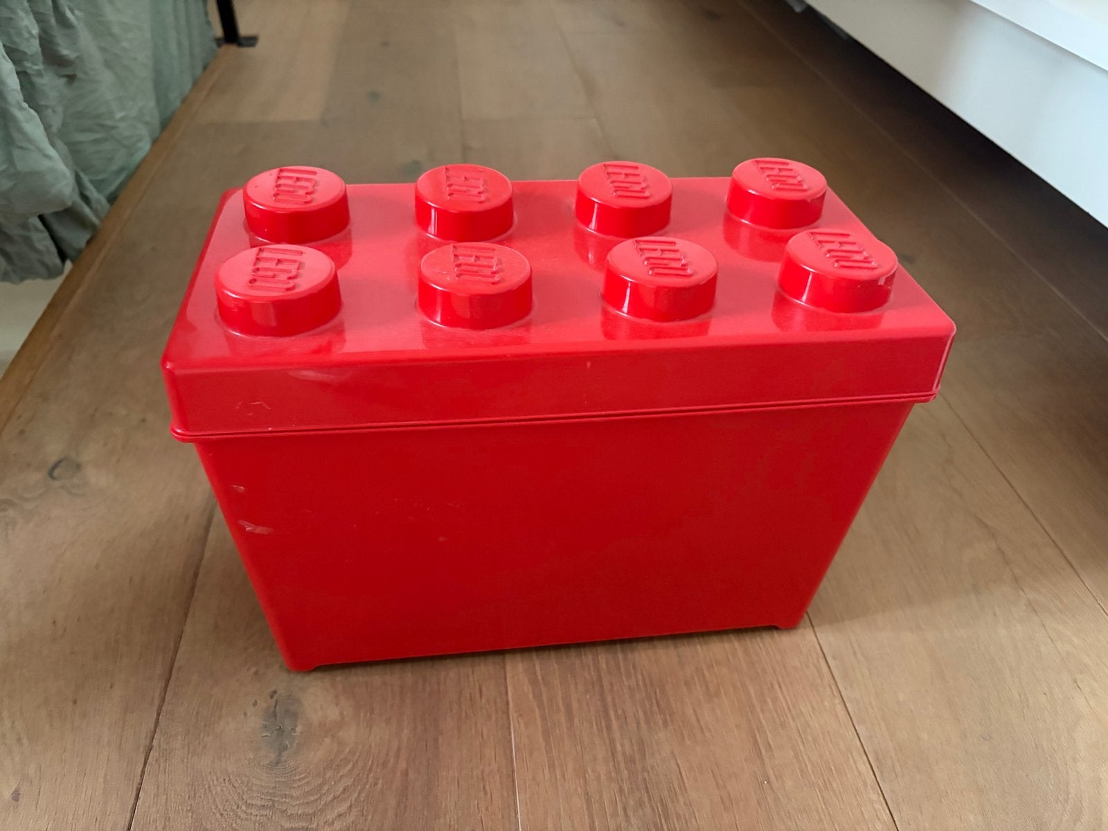 Rode LEGO opbergdoos - Handig en decoratief!, Ophalen of Verzenden, Gebruikt, Overige typen, Lego