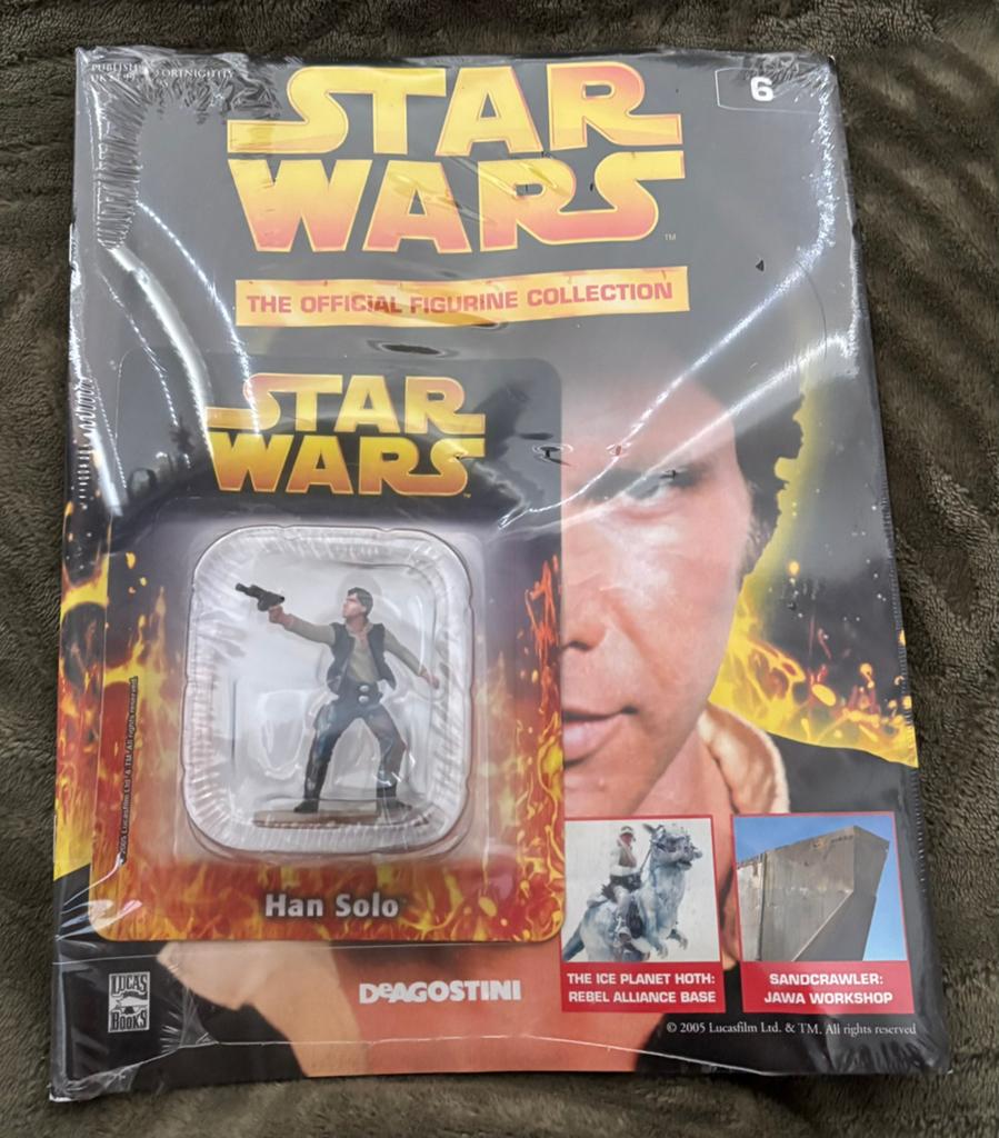 Star Wars DeAgostini set #6: Han Solo. Nieuw!, Verzamelen, Star Wars, Ophalen of Verzenden, Nieuw, Actiefiguurtje