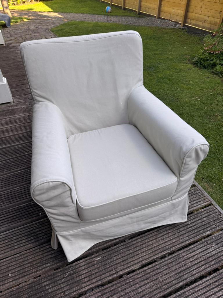 IKEA Ektorp Fauteuil - Comfortabele en Stijlvolle Stoel, Ophalen, Gebruikt, Stof, 75 tot 100 cm