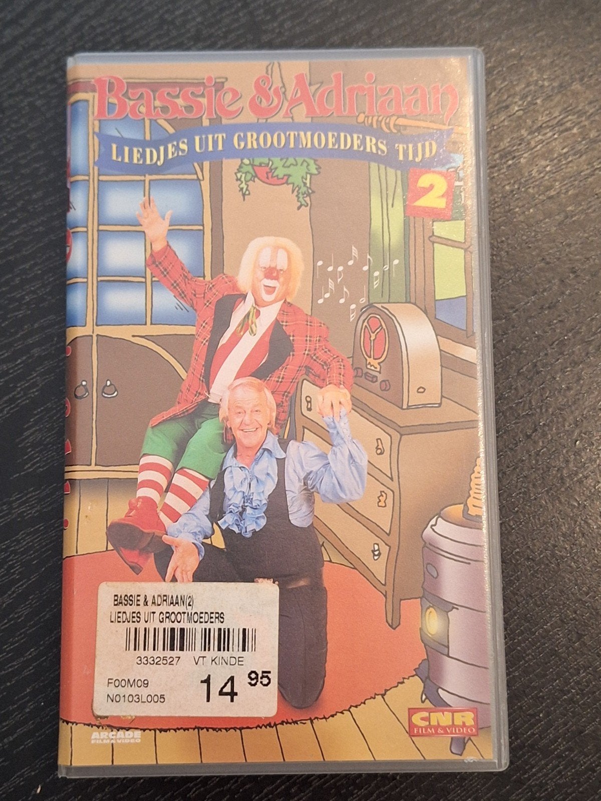 Bassie & Adriaan: Liedjes uit Grootmoeders Tijd 2 VHS, Gebruikt, Alle leeftijden, Kinderprogramma's en -films, Overige typen