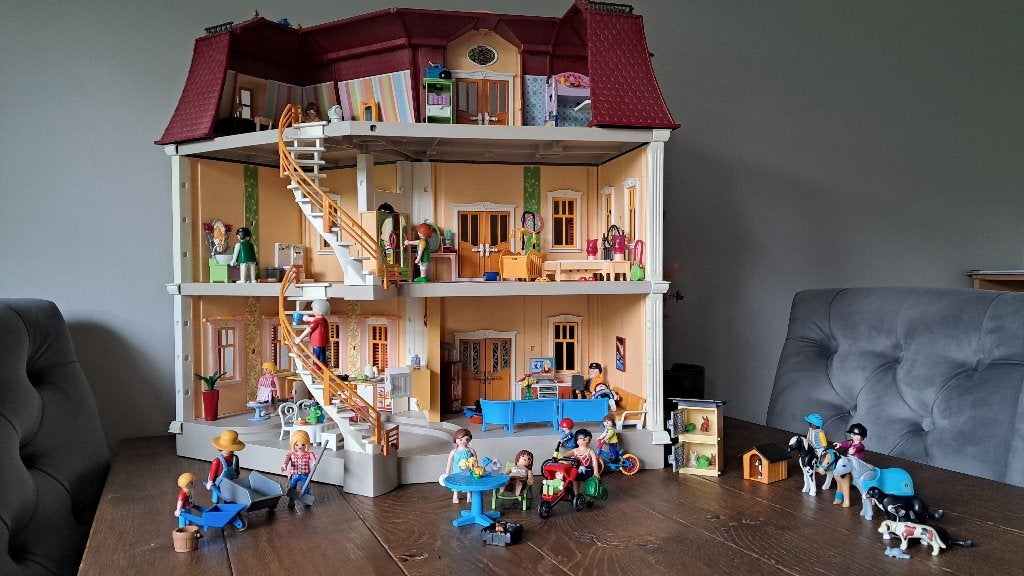 Groot playmobil huis met veel extra's, Kinderen en Baby's, Speelgoed | Playmobil, Gebruikt, Gebouw, Complete set, Ophalen of Verzenden