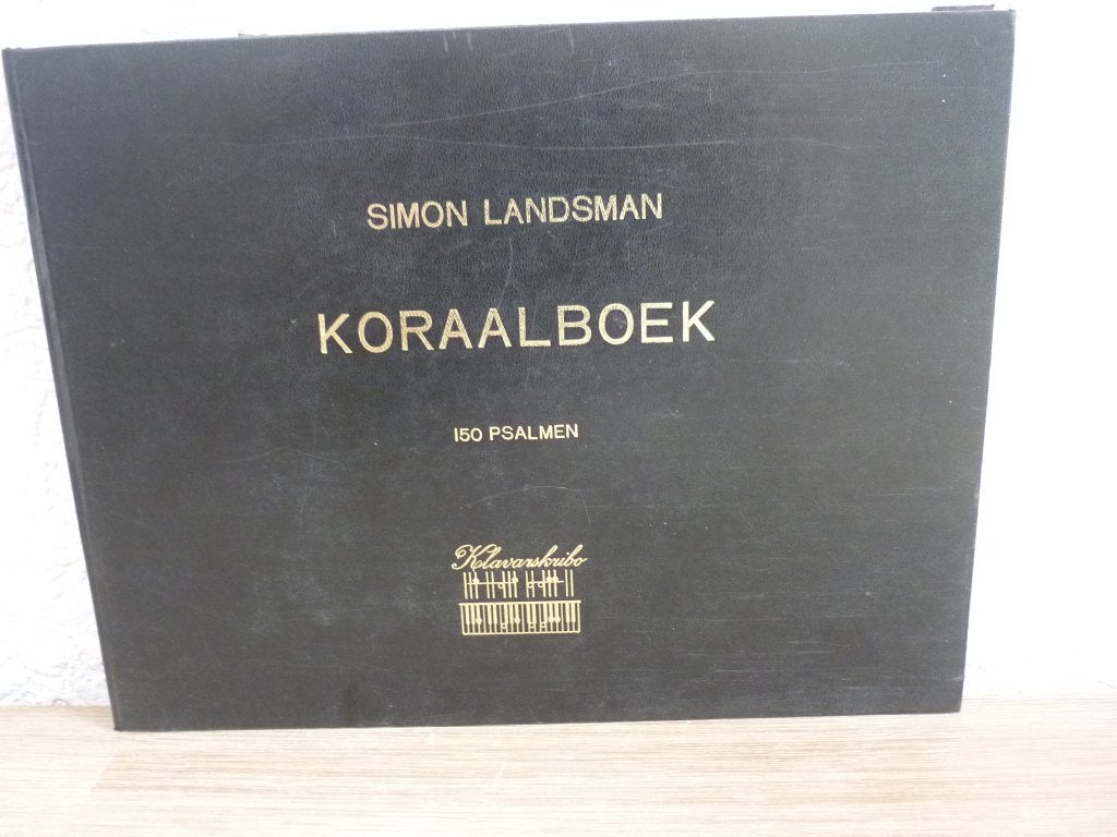 Simon Landman - Koraalboek 150 Psalmen - Klavarskribo, Boeken, Ophalen of Verzenden, Gelezen, Christendom | Protestants