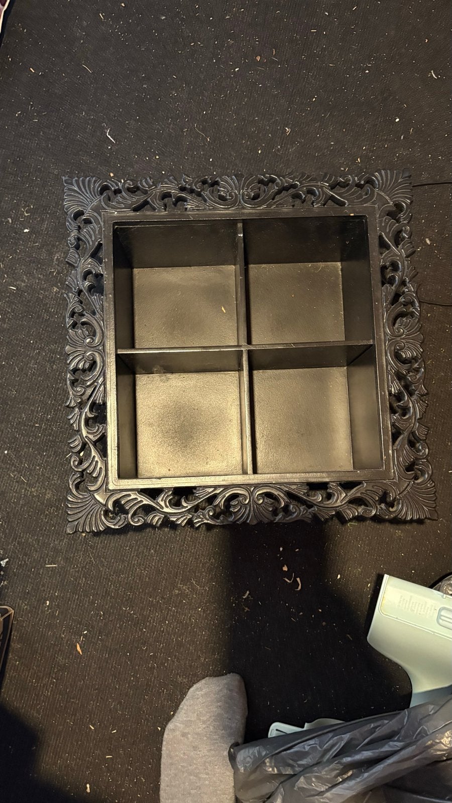 Decoratieve wandplank in nette staat 2stuks, Ophalen, Zwart, Klassiek