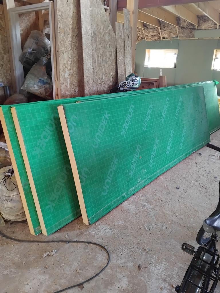Unidek geisoleerde dakplaten Pir - sporenkap nieuw, Ophalen, Nieuw, Hardschuim (Pir), 15 m² of meer