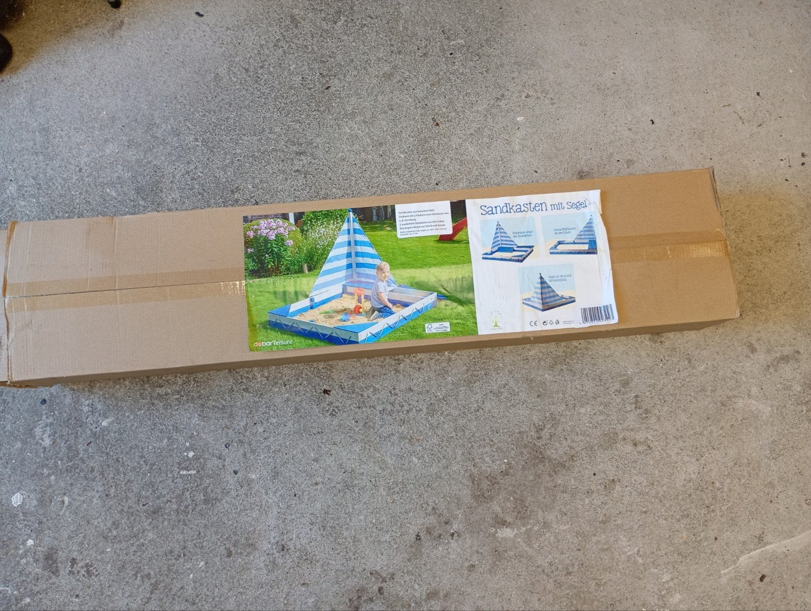 Nieuw zandbak met zeil en zitjes, Ophalen of Verzenden, Nieuw, Duplo