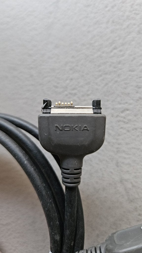 Nokia USB-oplaadkabel - Oplaadkabel voor oudere Nokia's, Gebruikt, Nokia, Ophalen of Verzenden, Oplaadkabel