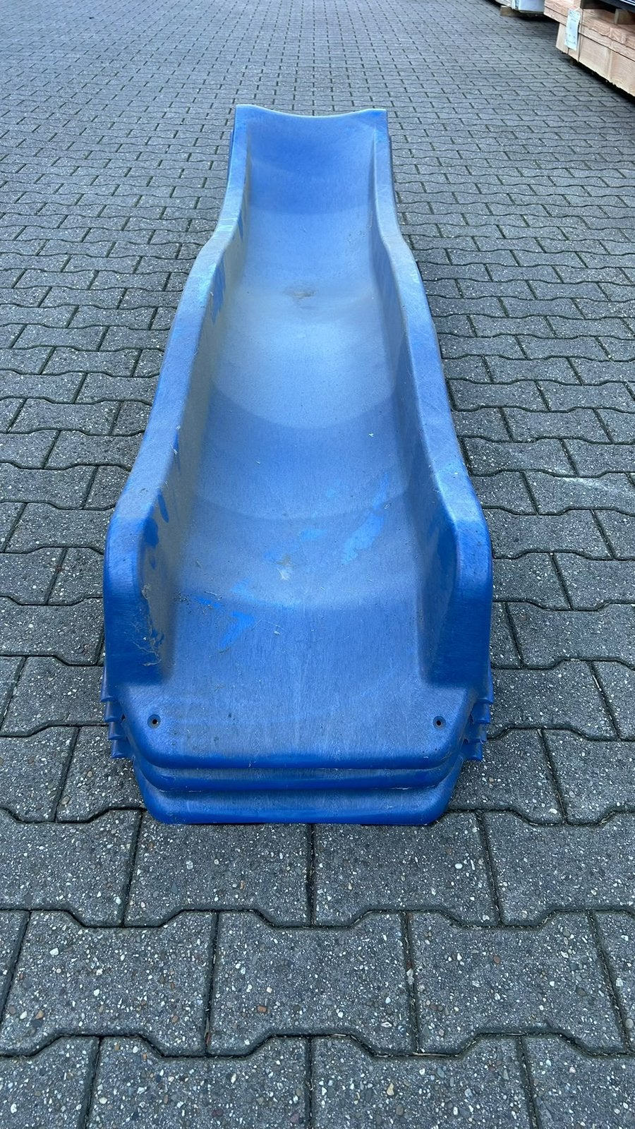 4x Nieuwe blauwe kunststof glijbaan 227 cm  NIEUW, Ophalen, Nieuw, Gl, Glij