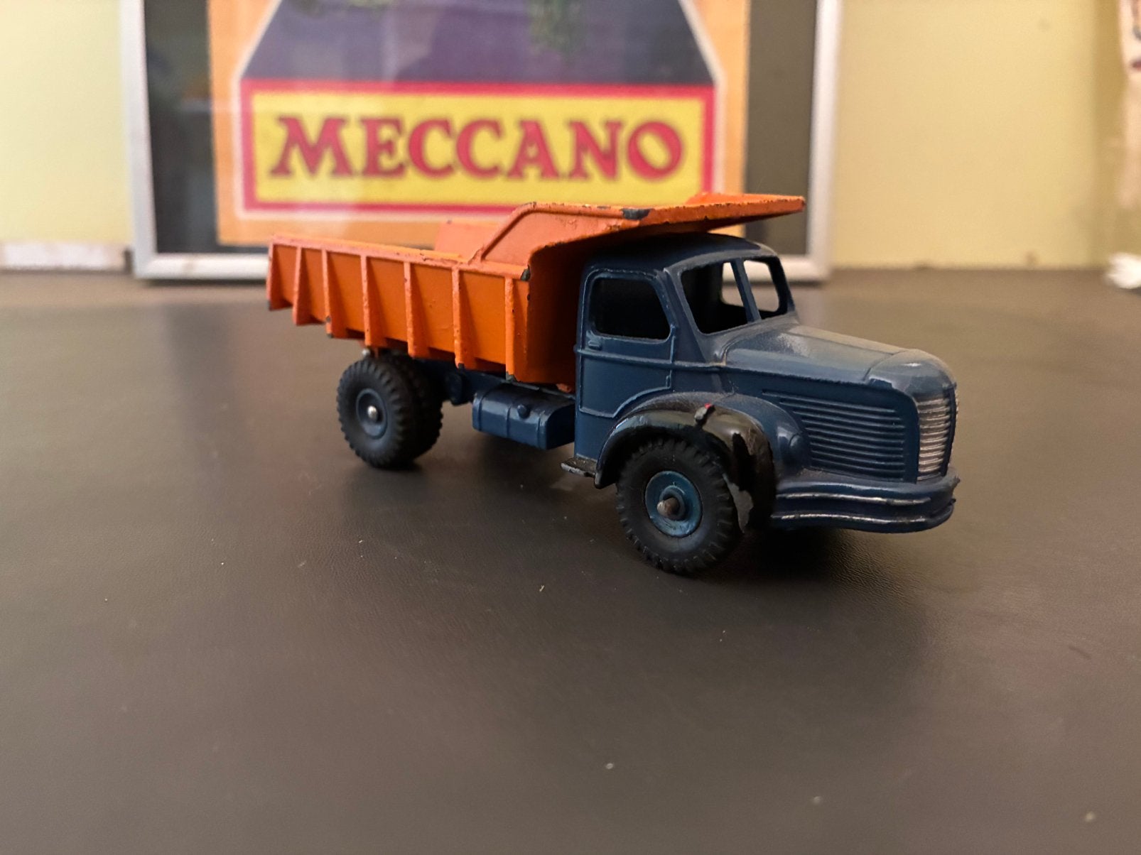 Dinky Toys 34A Berliet GLR Benne, Ophalen of Verzenden, Zo goed als nieuw, Auto, Dinky Toys