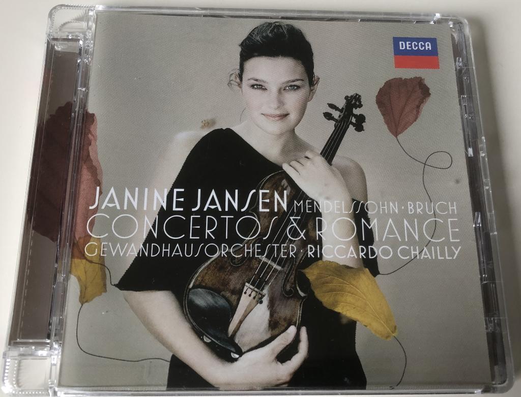 JANINE JANSEN - MENDELSSOHN/BRUCH - DECCA, Cd's en Dvd's, Ophalen of Verzenden, Romantiek, Zo goed als nieuw