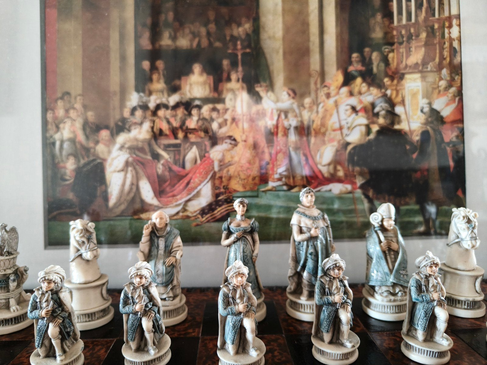 Uniek schaakspel Napoleon en Josephine (Nigri), Een of twee spelers, Ophalen of Verzenden, Zo goed als nieuw, Nigri
