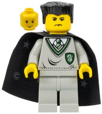 LEGO Harry Potter hp027 Vincent Crabbe - Light Gray, Gebruikt, Lego, Harry Potter, Ophalen of Verzenden