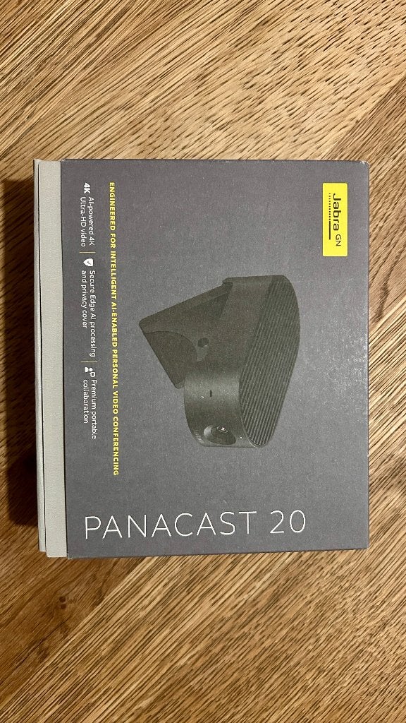 Jabra 4k PanaCast 20 (nieuw), Computers en Software, Webcams, Nieuw, Ophalen of Verzenden, Draadloos, IOS