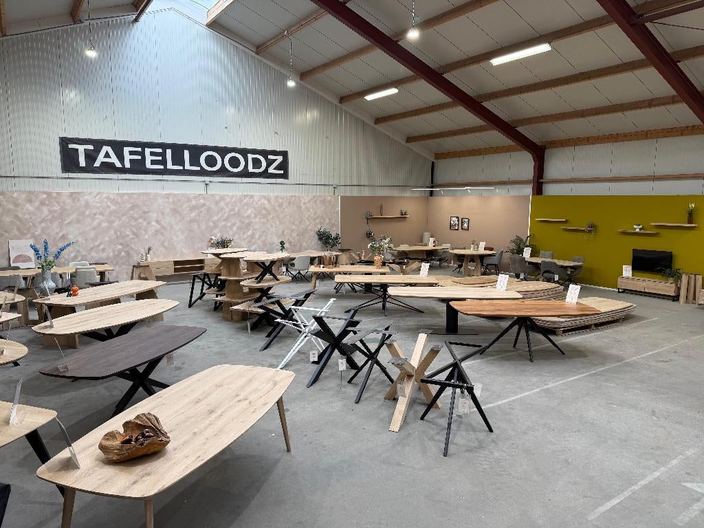 Eiken eettafel op maat | Zelf samenstellen, Eikenhout, Nieuw, 200 cm of meer, 50 tot 100 cm