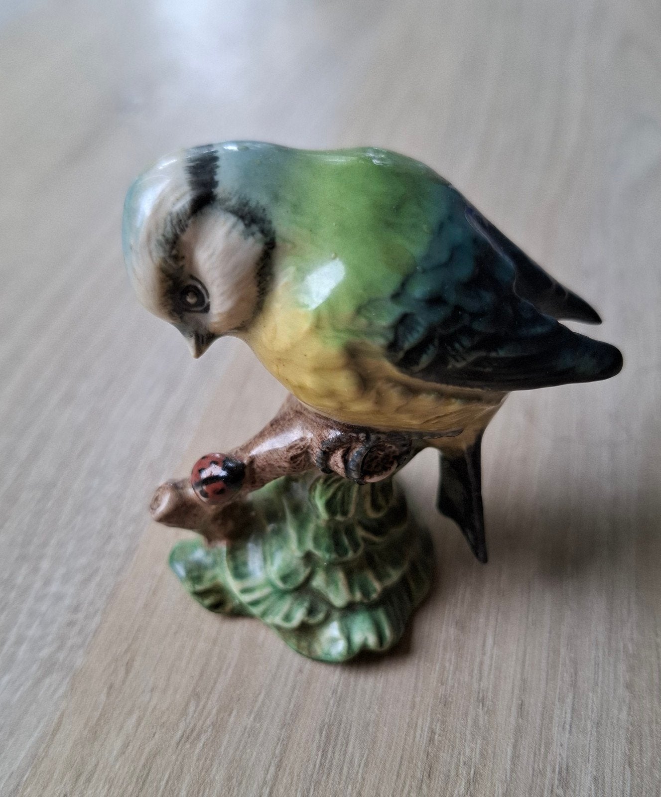 Beswick Pimpelmees beeldje - Made in England, Verzamelen, Beelden en Beeldjes, Ophalen, Zo goed als nieuw, Dier