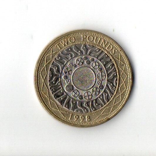 Verenigd Koninkrijk diverse 2 Pound stukken, Verzenden, Overige landen, Losse munt