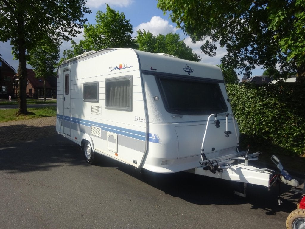 Hobby 440 SF Met Grote Keuken en Mover, Caravans en Kamperen, Caravans, Hobby, Ringverwarming, Bedrijf, Treinzit