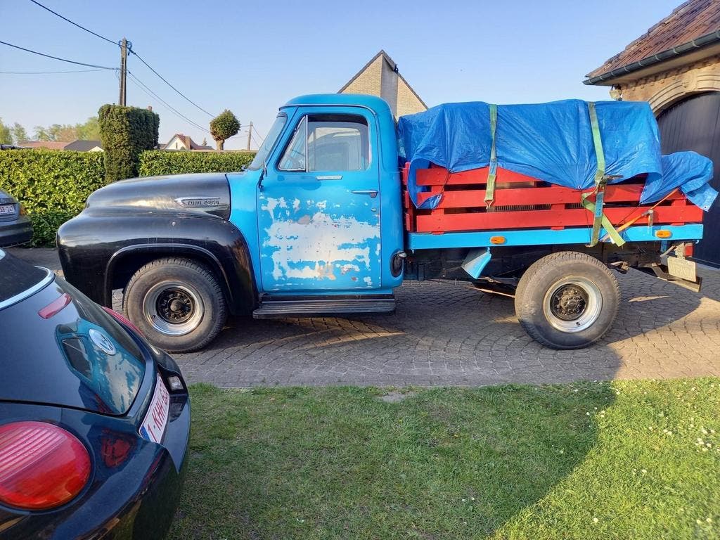 Ford F250 1955 flat bed, foto 4