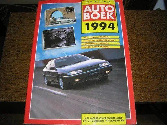Autoboek 1994, Algemeen, Ted Sluymer, Ophalen of Verzenden, Zo goed als nieuw