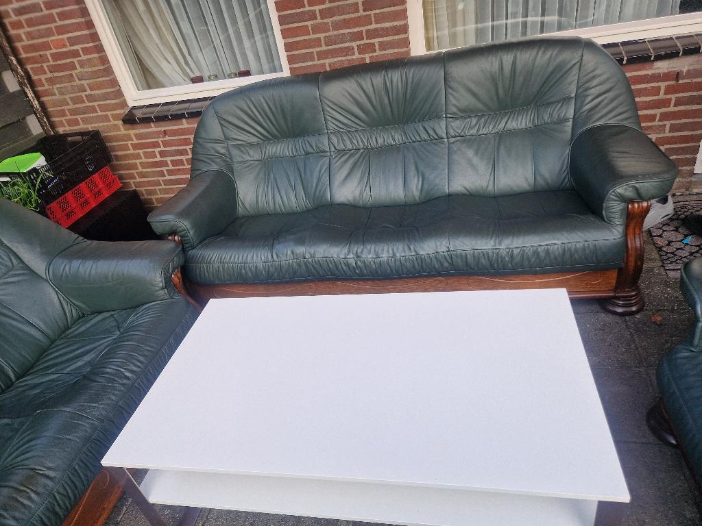 Bankstel, Ophalen of Verzenden, Gebruikt, 75 tot 100 cm, Hout
