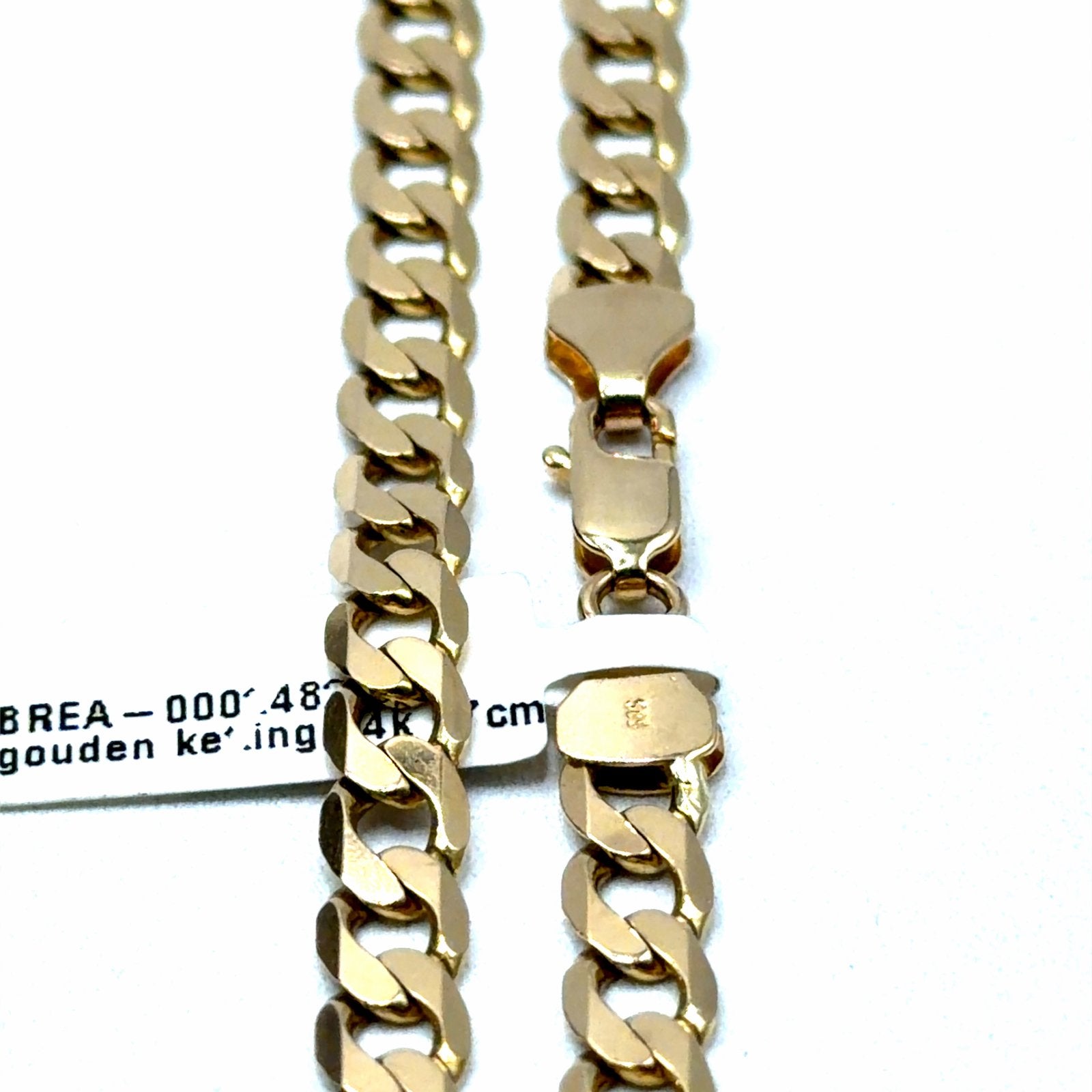 Gouden ketting - 14K - 48 cm - Schakelketting, Www.bredajuwelier.nl, Nieuw, Ophalen of Verzenden, Www.bredajuwelier.nl