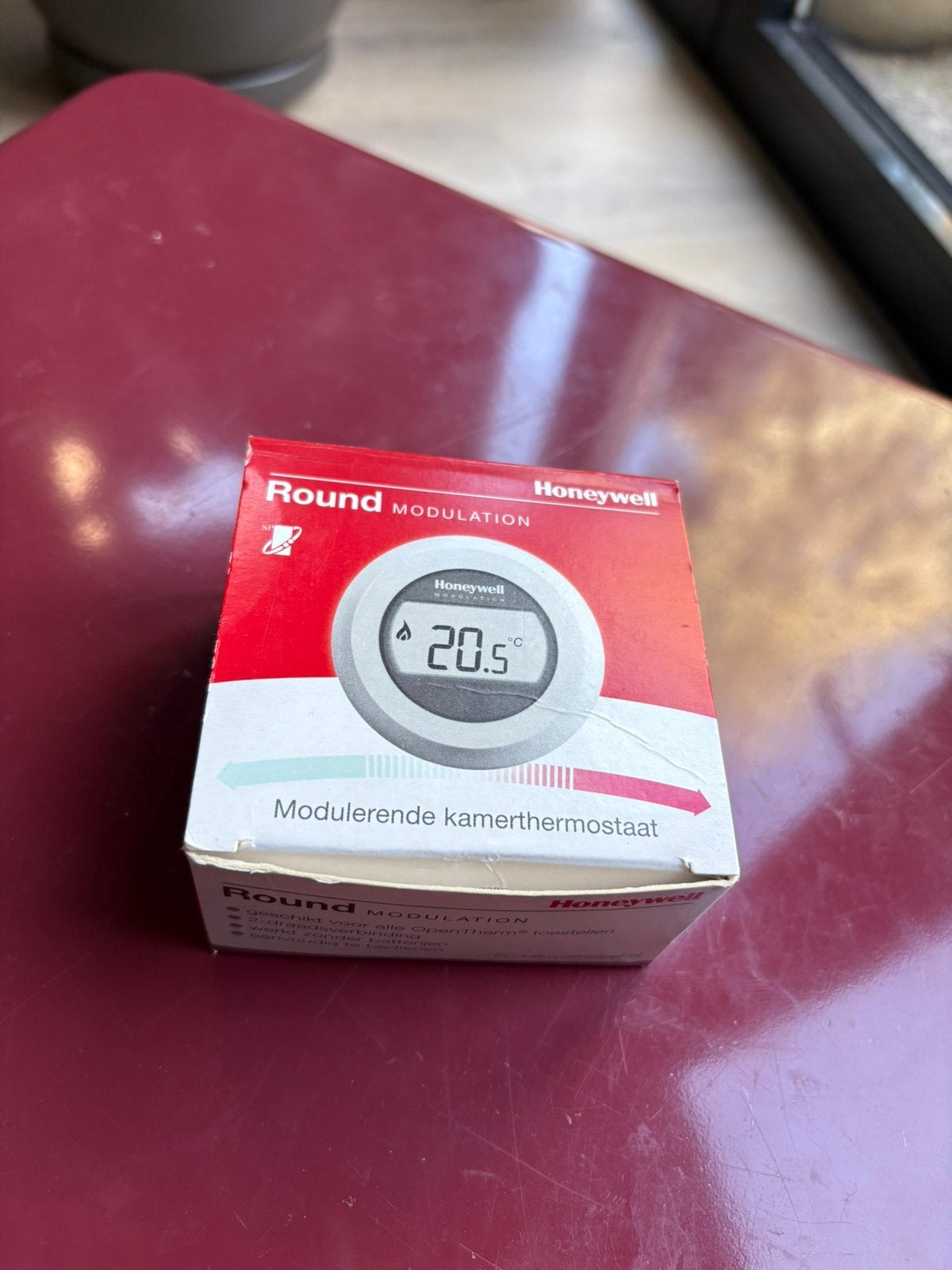 Honeywell round modulation thermostaat, Doe-het-zelf en Verbouw, Ophalen of Verzenden, Slimme thermostaat, Nieuw