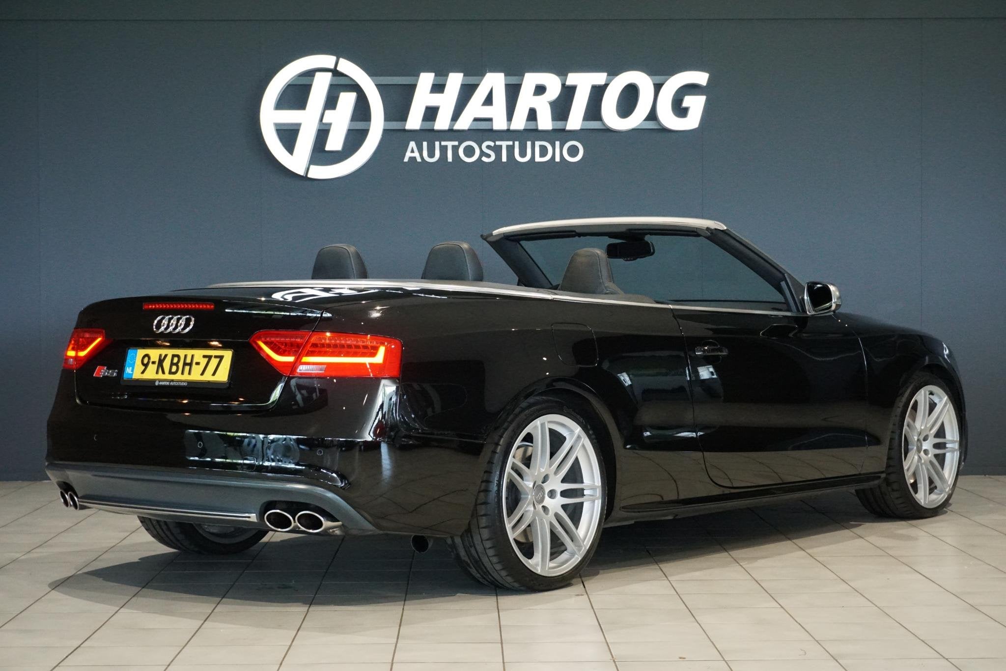 Audi A5 Cabriolet 3.0 TFSI S5 quattro Pro Line + B&O / CAMER, Automaat, Euro 5, Gebruikt, Zwart