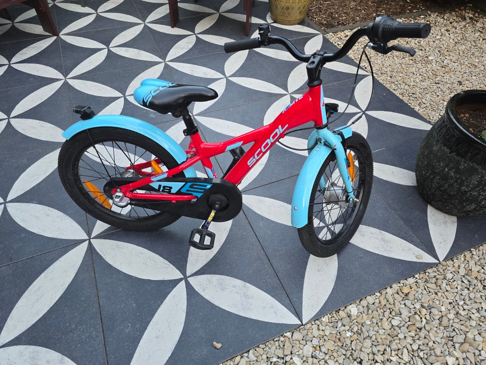 Scool 18 inch fiets xxlite, Fietsen en Brommers, Ophalen, Terugtraprem, 16 tot 20 inch, SCOOL