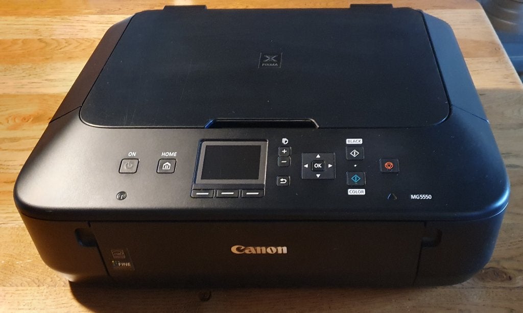 PRINTER CANON PIXMA MG5550/met deels gevulde cartridges!, Kleur printen, Gebruikt, Canon, Printer
