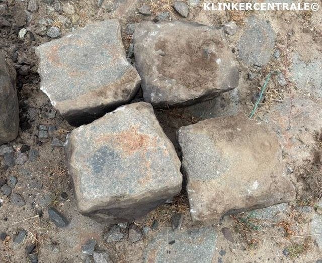 300m2 natuursteen keien basaltlava ca. 15x15x14cm kinderkopp, Bij dit gebruikte product niet te achterhalen, Gebruikt, Verzenden