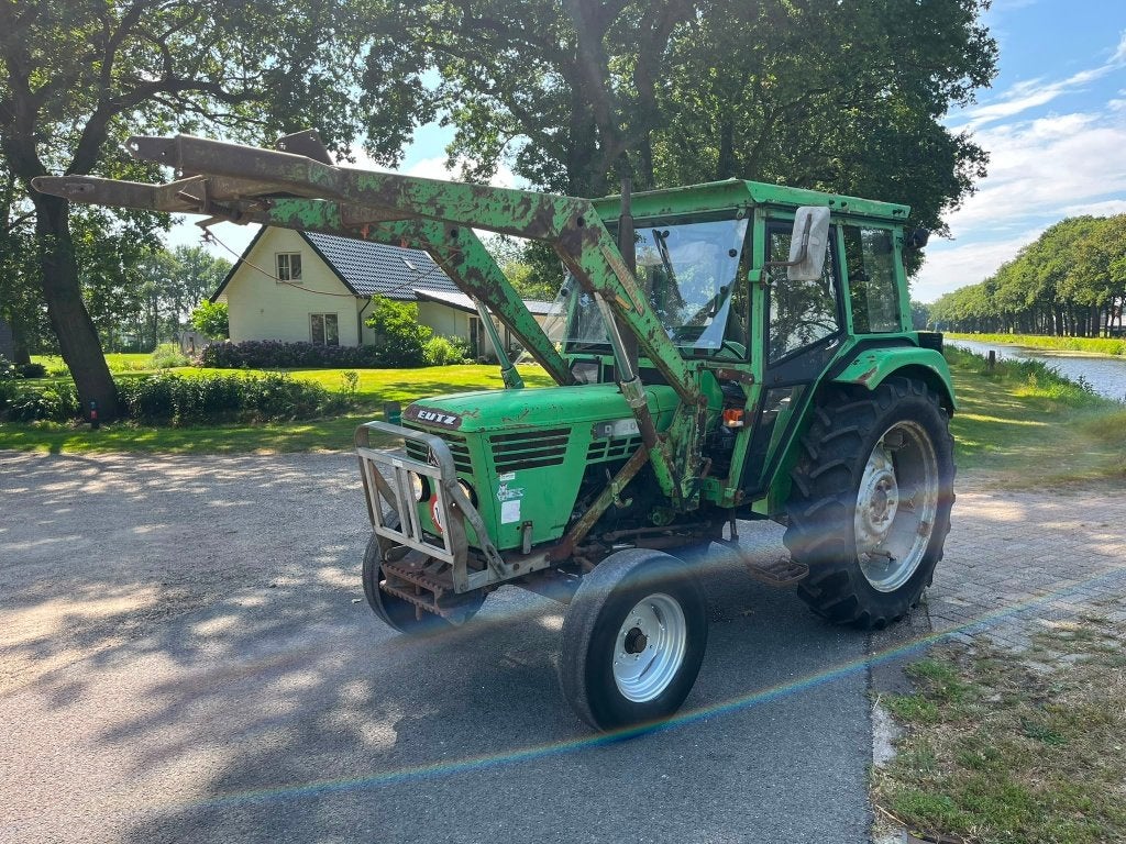 Deutz 5206 met voorlader, cabine en kenteken, Ophalen, Gebruikt, Tot 80 Pk, Deutz - Fahr