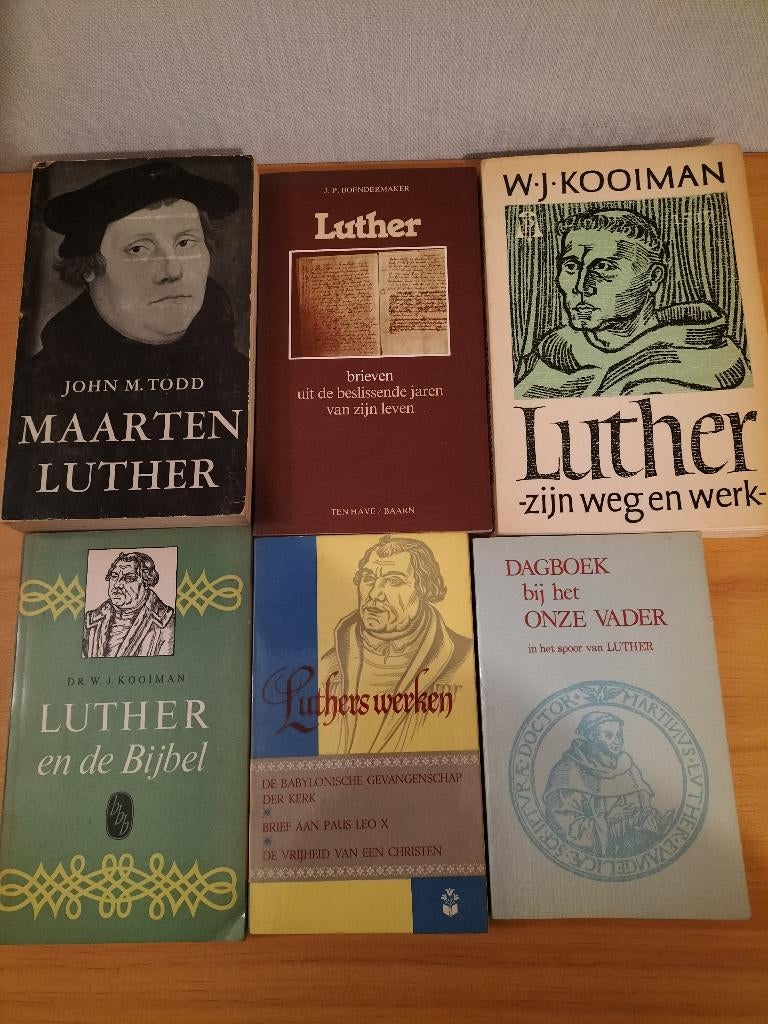 Diverse boeken over Maarten Luther, Ophalen of Verzenden, Gelezen, Diverse auteurs, Christendom | Protestants