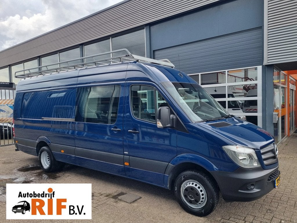 Mercedes-Benz Sprinter 519 CDI XL/ L4H2/ Aut/ DoKa/ 3.5T, Automaat, Achterwielaandrijving, Gebruikt, Euro 6