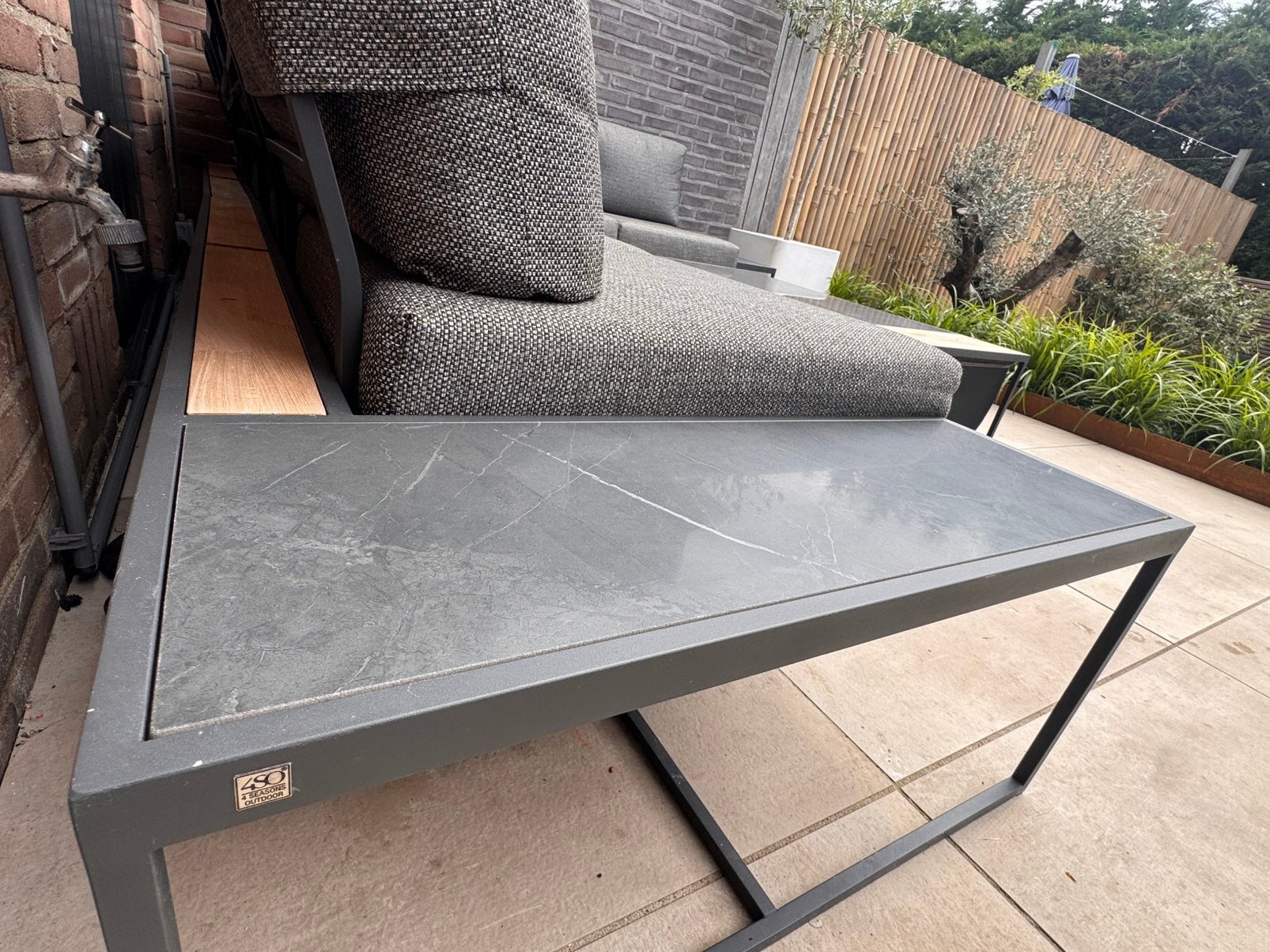 4 seasons outdoor patio loungeset, Tuin en Terras, Tuinsets en Loungesets, Ophalen, Bank, 8 zitplaatsen, Zo goed als nieuw
