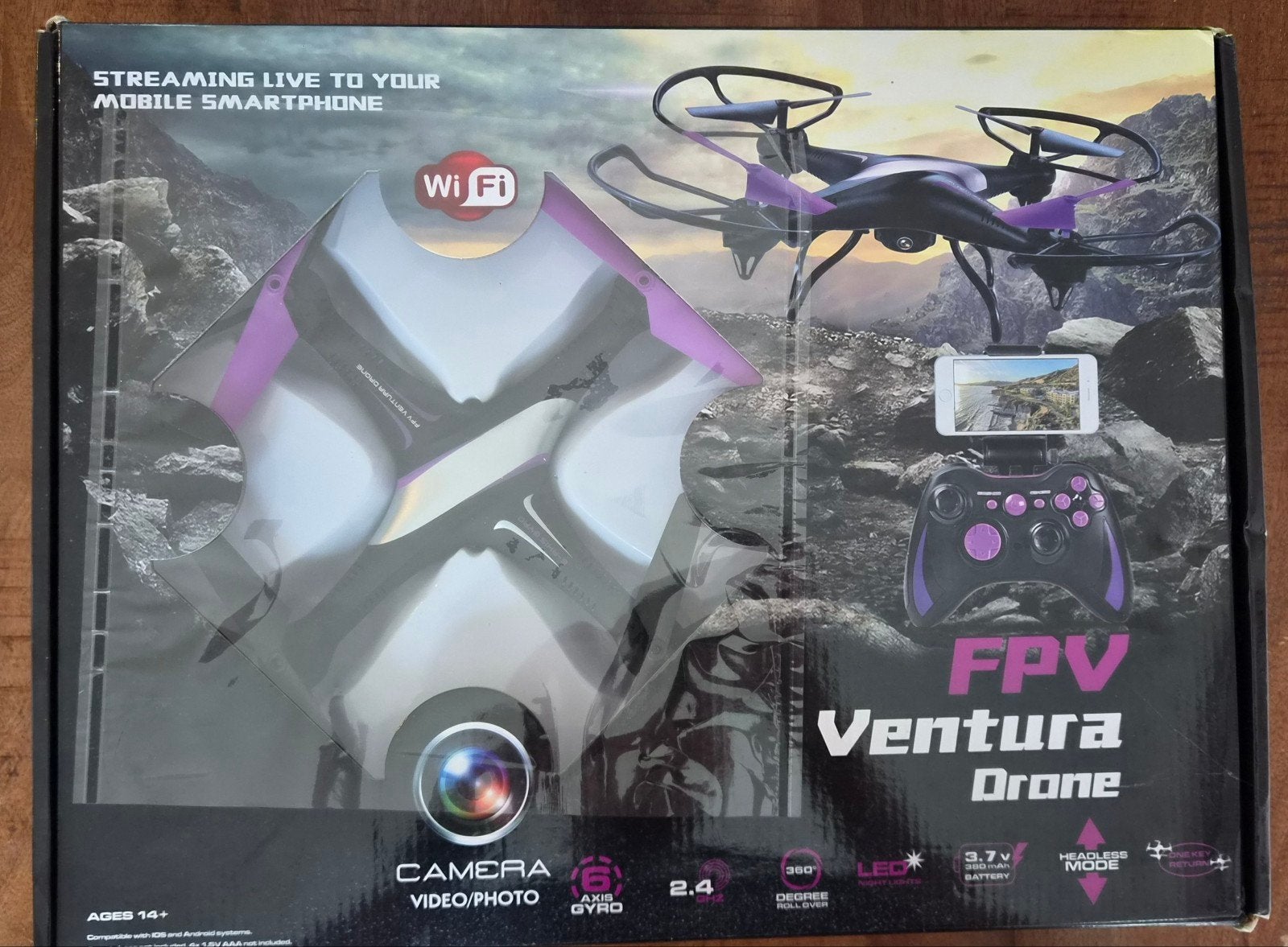 Ventura FPV Drone met Camera en Headless Mode, Ophalen, Nieuw