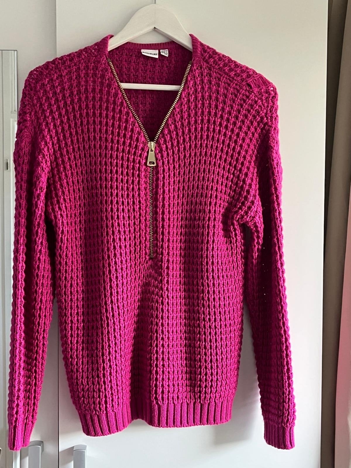 Roze trui met rits -Maat 36/38, Ophalen of Verzenden, Gedragen, Maat 36 (S), Roze