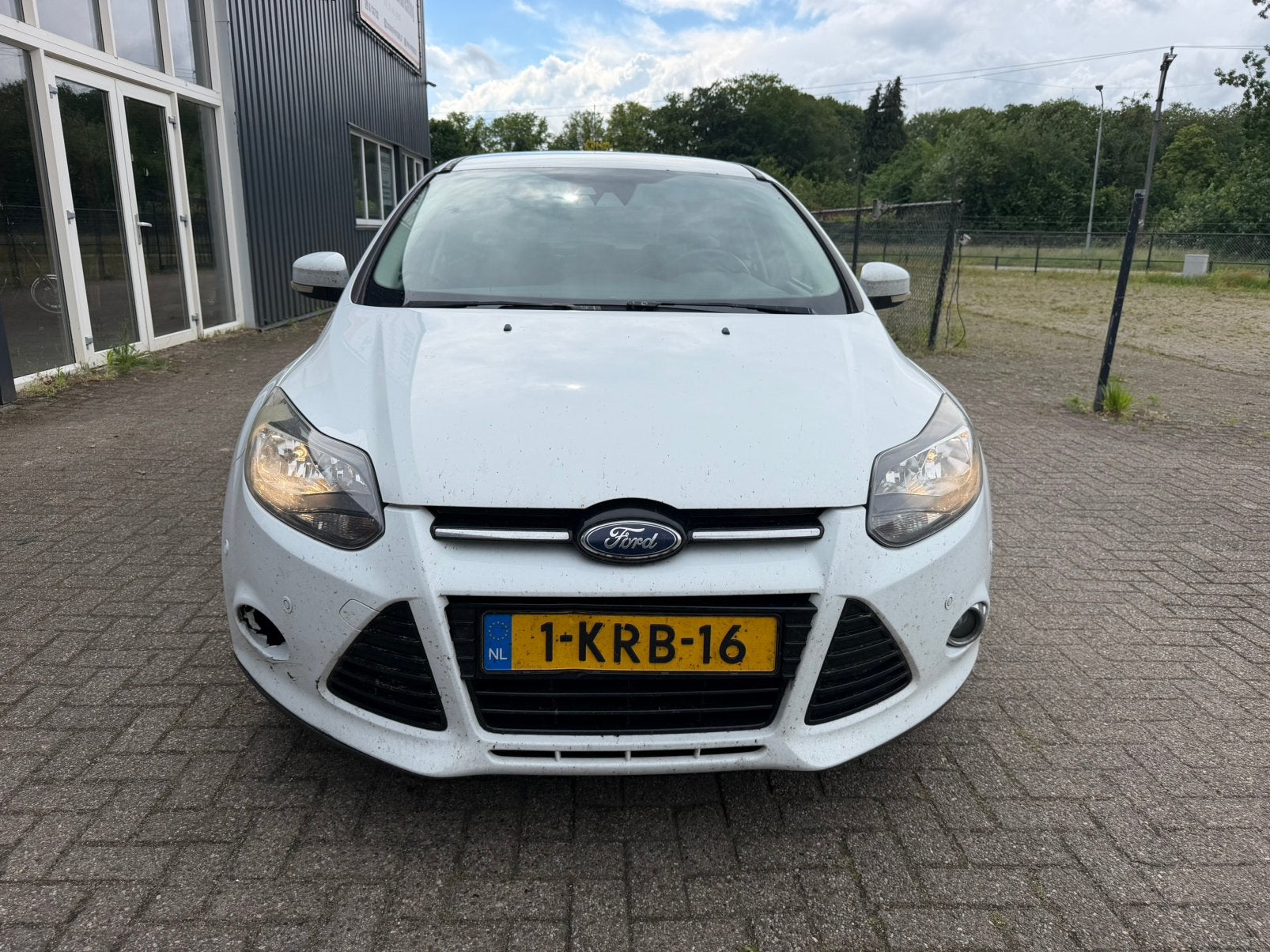 Ford Focus 1.6 Tdci 77KW Wagon 2013 Wit, Euro 5, Zwart, 4 cilinders, Wit